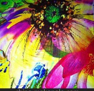 满底花数码印花