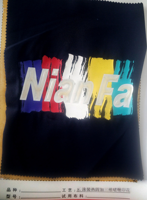 泳装热固加三维嗜喱印花